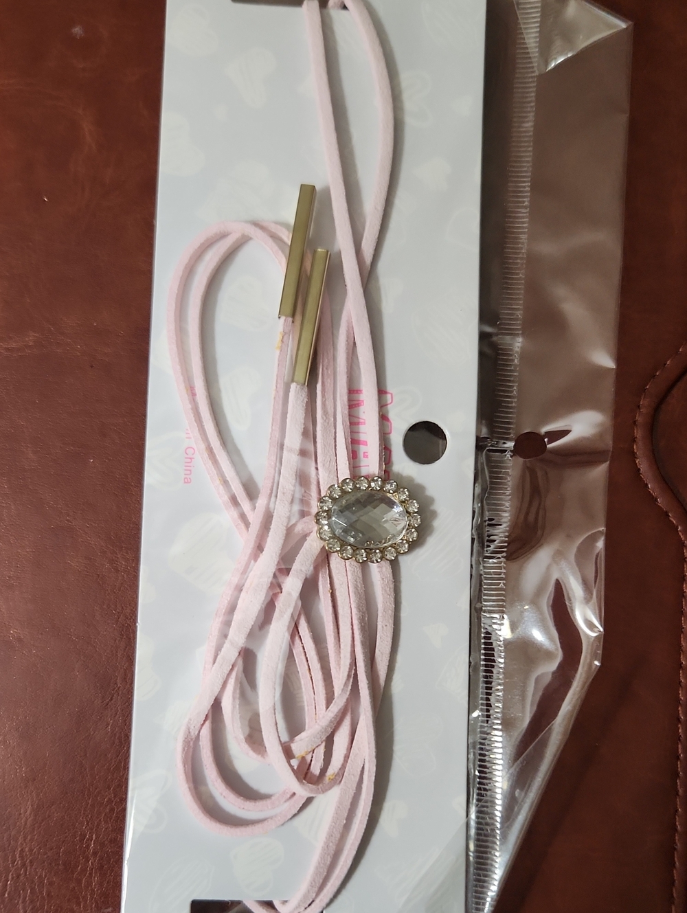 NWT pink or mint choker necklace